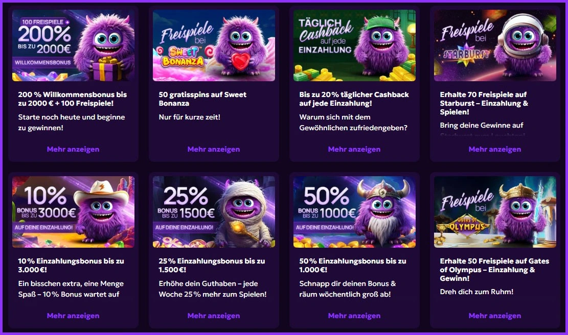 Regelmäßige Bonusaktionen im Weezybet Casino sichern
